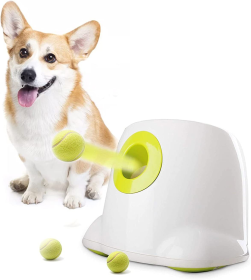 Dog launcher toy tennis ball throwing machine