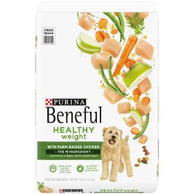 Purina Beneful Healthy Weight Dry Food  Dogs 14 lb Bag