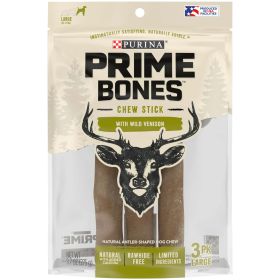 Purina Prime Bones Wild Venison Treat 9.7 oz Pouch