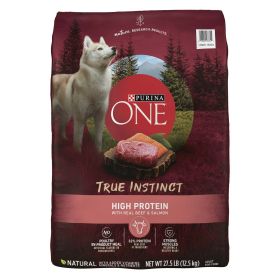 Purina One True Instinct Beef and Salmon 27.5 lb Bag