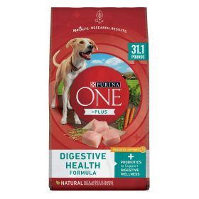 Purina One +Plus Dry Dog Food 31.1 lb Bag