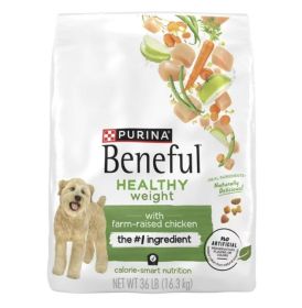 Purina Beneful Healthy Weight Dry Dog Food , 36 lb Bag