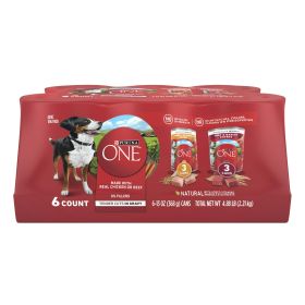 Purina ONE Beef Chicken Dog Food Variety 13 oz -6