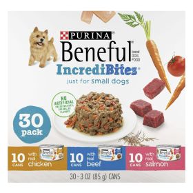 Purina Beneful Incredibites Small Dogs 3 oz Cans -30