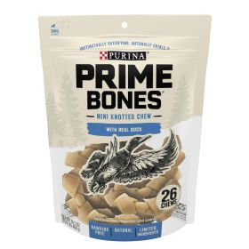 Purina Prime Bones Real Duck Chews for Dogs, 26 ct