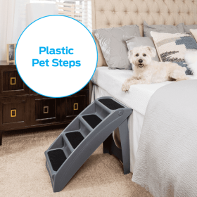 Pet Steps, Foldable,  Pet Get Up & Down - Supports Up To 150lbs