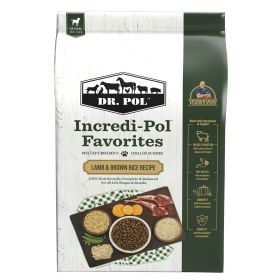 Incredi-Pol Favorites Lamb and Brown Rice Recipe Dog Food - 6lb