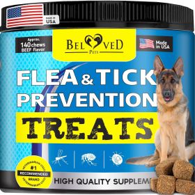 Pest Control & Natural Defense Chewables Small Tablets Beef Taste