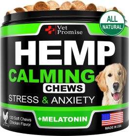 Hemp Calming Chews for Dogs with Anxiety and Stress