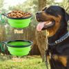 Silicone Collapsible Dog Bowls 4Pcs