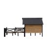 Outdoor Large Wooden Cabin House Dog Kennel