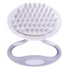 Pet Life Swivel Travel Silicone Massage Pet Brush