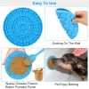 Dog Lick Pad Pet Shower Grooming Slow Feeder Dog Distraction 2pcs