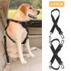 Pet Dog Seat Belt Leash Adjustable 2Pcs