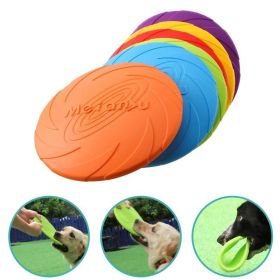 Training Toys New Small Medium Large Dog Flying Discs (Color: Orange)