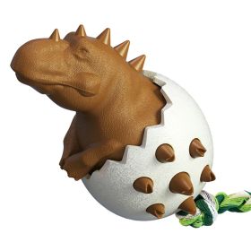 Rubber Kong Dog Toy (Color: Dinosaur Coffee)