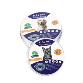 Flea & Tick Collar for  Dogs; 2 Pack; 14 Months Protection (colour: Black - cans)