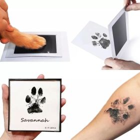 Pawprint And Footprint Kit For Dogs (Color: Black)