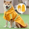 Cloak Type Reflective Strip Pet Hooded Raincoat Windproof