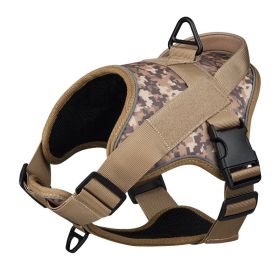 Dog Harness; large dog training tactical chest strap (colour: red)