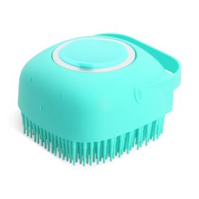 Shampoo Massager Scrubber Shower Brush (Color: Blue)