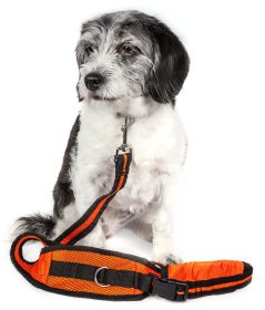 2-In-1 Training Dog Leash And Pet Belt With Pouch (Color: Orange)