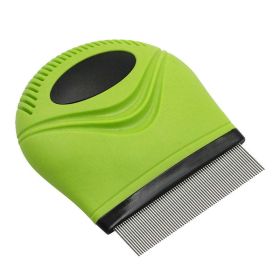 Cat and Dog Flea and Tick Comb (Color: Green)