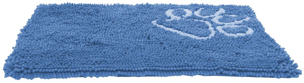 Quick-Drying Anti-Skid Machine Washable Dog Mat (Color: Blue)