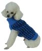 Dual Color Weaved Heavy Cable Knitted Dog Sweater