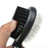 Pet Life Flex Series 2-in-1 Dual-Sided Grooming Pet Brush