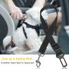 Pet Dog Seat Belt Leash Adjustable 2Pcs