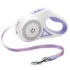 Streamer Led Lights Dog Leash Automatic Nylon Leash