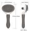 Stainless Steel Needle Comb Dog And Cat Hair Removal