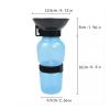 Plastic Dog & Cat Water Bottle Mug 500ml For Travel