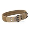 Super strong large dog collar with D-Ring & Buckle