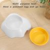 Egg-shaped Bowl Drinking Water Single Bowl Double Bowl