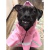 Dog Raincoats Large with Reflective Strip Hoodie