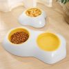 Egg-shaped Bowl Drinking Water Single Bowl Double Bowl