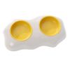 Egg-shaped Bowl Drinking Water Single Bowl Double Bowl